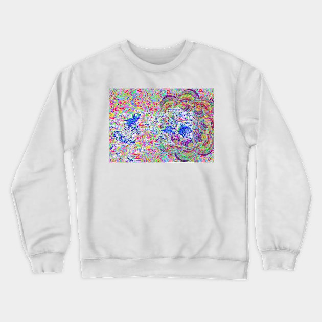 Alice going through the wormhole Crewneck Sweatshirt by indusdreaming